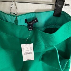 J. Crew Vibrant Green Pencil Skirt